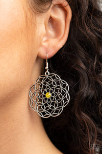 Botanical Bash - Yellow Earrings