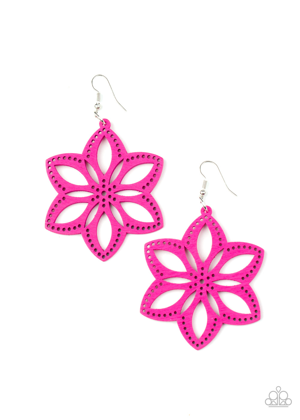Bahama Blossoms - Pink Earrings