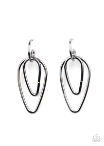 Droppin Drama - Black Earrings