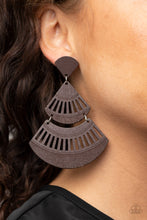 Load image into Gallery viewer, Oriental Oasis - Brown Earrings