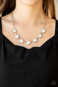 Star Quality Sparkle - White Necklace