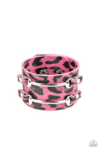 Load image into Gallery viewer, Safari Scene - Pink Bracelet