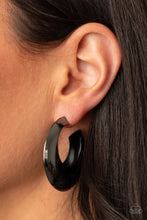 Load image into Gallery viewer, Chic CRESCENTO - Black Earrings
