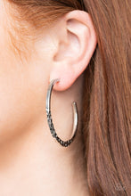 Load image into Gallery viewer, Imprinted Intensity - Silver Earrings