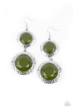 Load image into Gallery viewer, Thrift Shop Stop - Green Earrings