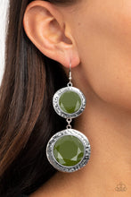 Load image into Gallery viewer, Thrift Shop Stop - Green Earrings