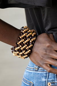 Cozy in Cozumel - Brown Bracelet