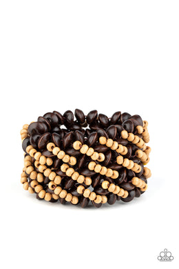 Cozy in Cozumel - Brown Bracelet