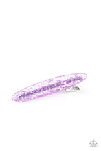 Load image into Gallery viewer, Confetti Couture - Purple Hair Clip