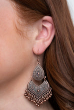 Load image into Gallery viewer, Music To My Ears - Copper Earrings