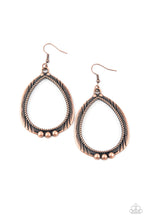 Load image into Gallery viewer, Terra Topography - Copper Earrings