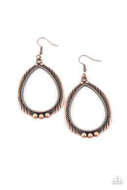 Terra Topography - Copper Earrings