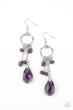 Load image into Gallery viewer, Glammed Up Goddess - Purple Earrings