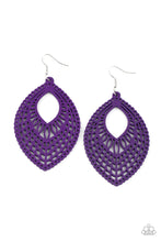 Load image into Gallery viewer, One Beach At A Time - Purple Earrings