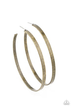 Load image into Gallery viewer, Lean Into The Curves - Brass Earrings