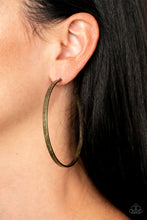 Load image into Gallery viewer, Lean Into The Curves - Brass Earrings