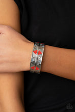 Load image into Gallery viewer, Hidden Glyphs - Red Bracelet