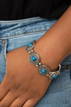 Load image into Gallery viewer, Flirty Finery - Blue Bracelet