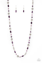 Load image into Gallery viewer, Twinkling Treasures - Purple Necklace