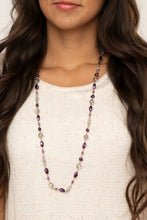 Load image into Gallery viewer, Twinkling Treasures - Purple Necklace