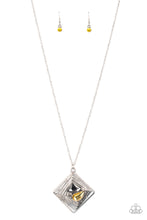 Load image into Gallery viewer, Timelessly Tilted - Yellow Necklace **Pre-Order**