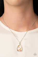 Load image into Gallery viewer, Stormy Shimmer - Orange Necklace