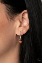 Load image into Gallery viewer, Stormy Shimmer - Orange Necklace