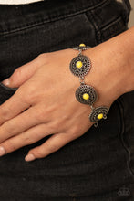 Load image into Gallery viewer, Mojave Mandalas - Yellow Bracelet