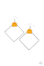 Load image into Gallery viewer, Friends of a LEATHER - Yellow Earrings