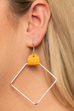 Load image into Gallery viewer, Friends of a LEATHER - Yellow Earrings