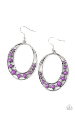 Load image into Gallery viewer, Crescent Cove - Purple Earrings