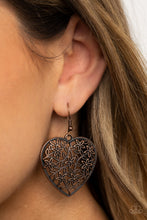 Load image into Gallery viewer, Let Your Heart Grow - Copper Earrings