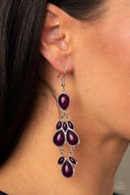 Load image into Gallery viewer, Superstar Social - Purple Earrings