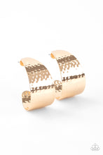 Load image into Gallery viewer, Flatten The Curve - Gold Earrings