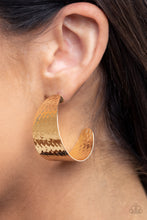 Load image into Gallery viewer, Flatten The Curve - Gold Earrings