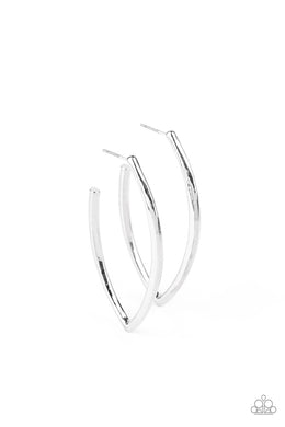 Point-Blank Beautiful - Silver Earrings
