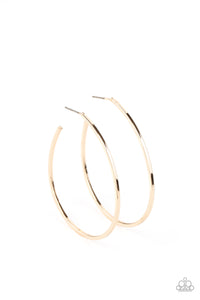 Cool Curves - Gold Earrings