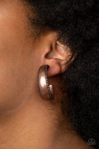 Burnished Benevolence - Copper Earrings