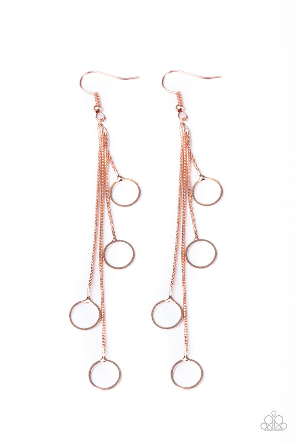 Full Swing Shimmer - Copper Earrings