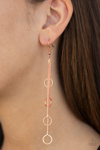 Full Swing Shimmer - Copper Earrings
