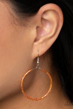 Load image into Gallery viewer, Colorfully Curvy - Orange Earrings