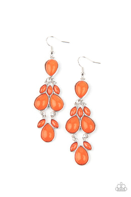 Superstar Social - Orange Earrings