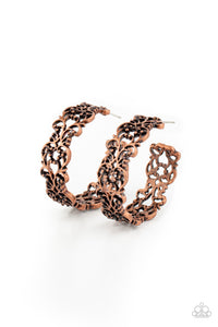 Laurel Wreaths - Copper Earrings