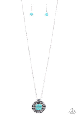 Adobe Adornment - Blue Necklace