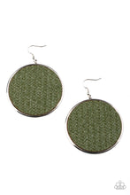 Load image into Gallery viewer, Wonderfully Woven - Green Earrings