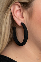 Load image into Gallery viewer, TWINE and Dine - Black Earrings
