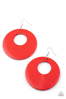 Island Hop - Red Earrings