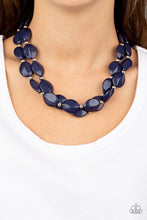 Load image into Gallery viewer, Two-Story Stunner - Blue Necklace