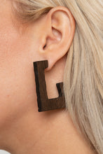 Load image into Gallery viewer, The Girl Next OUTDOOR - Brown Earrings