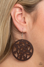 Load image into Gallery viewer, Fresh Off The Vine - Brown Earrings